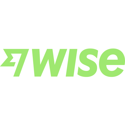 Logo de Wise, una de las mejores tarjetas para viajar sin comisiones